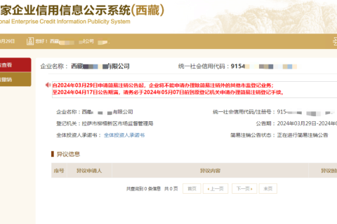 西藏拉薩公司，2024年最新簡易注銷流程、常見問題