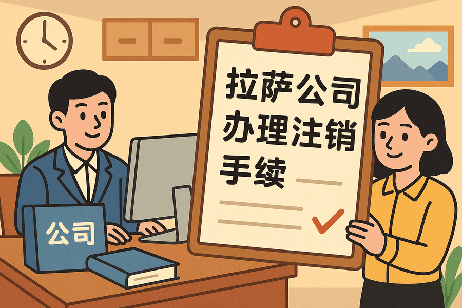 公司不經(jīng)營(yíng)了，怎么在拉薩辦理注銷(xiāo)手續(xù)？